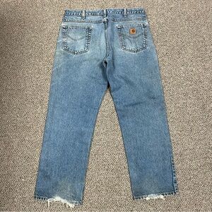 Vtg Distressed Carhartt Jeans